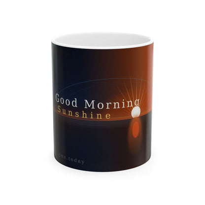 Good Morning Sunshine Ceramic Mug Sunrise Coffee Cup 11oz and 15oz